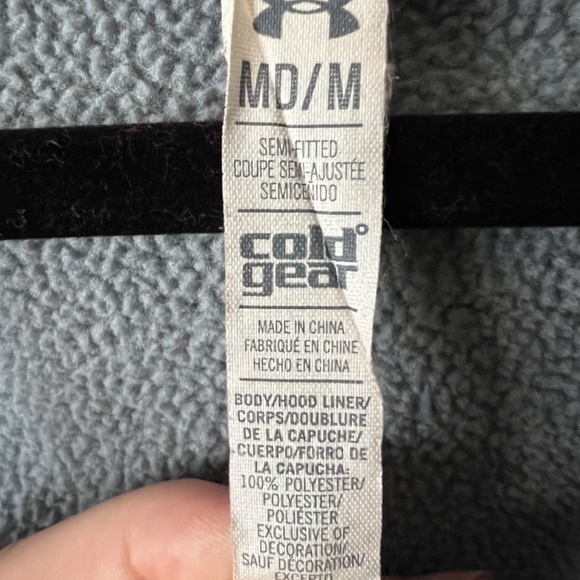 Under Armour Semi-Fitted Cold Gear Full Zipper Jacket - Picture 2 of 3